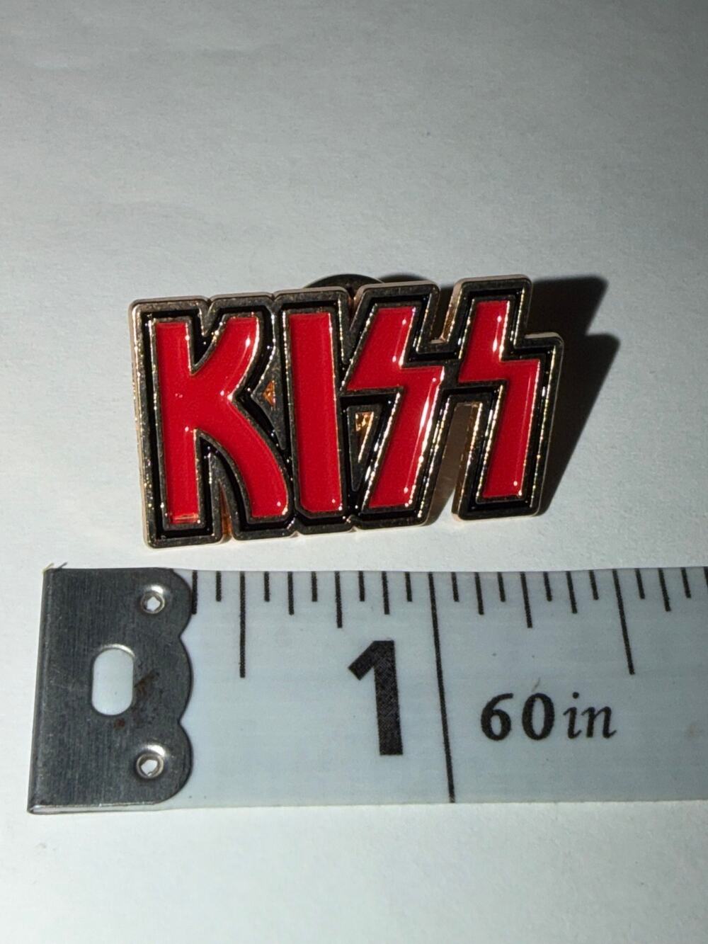 KISS Band Pin Brooch